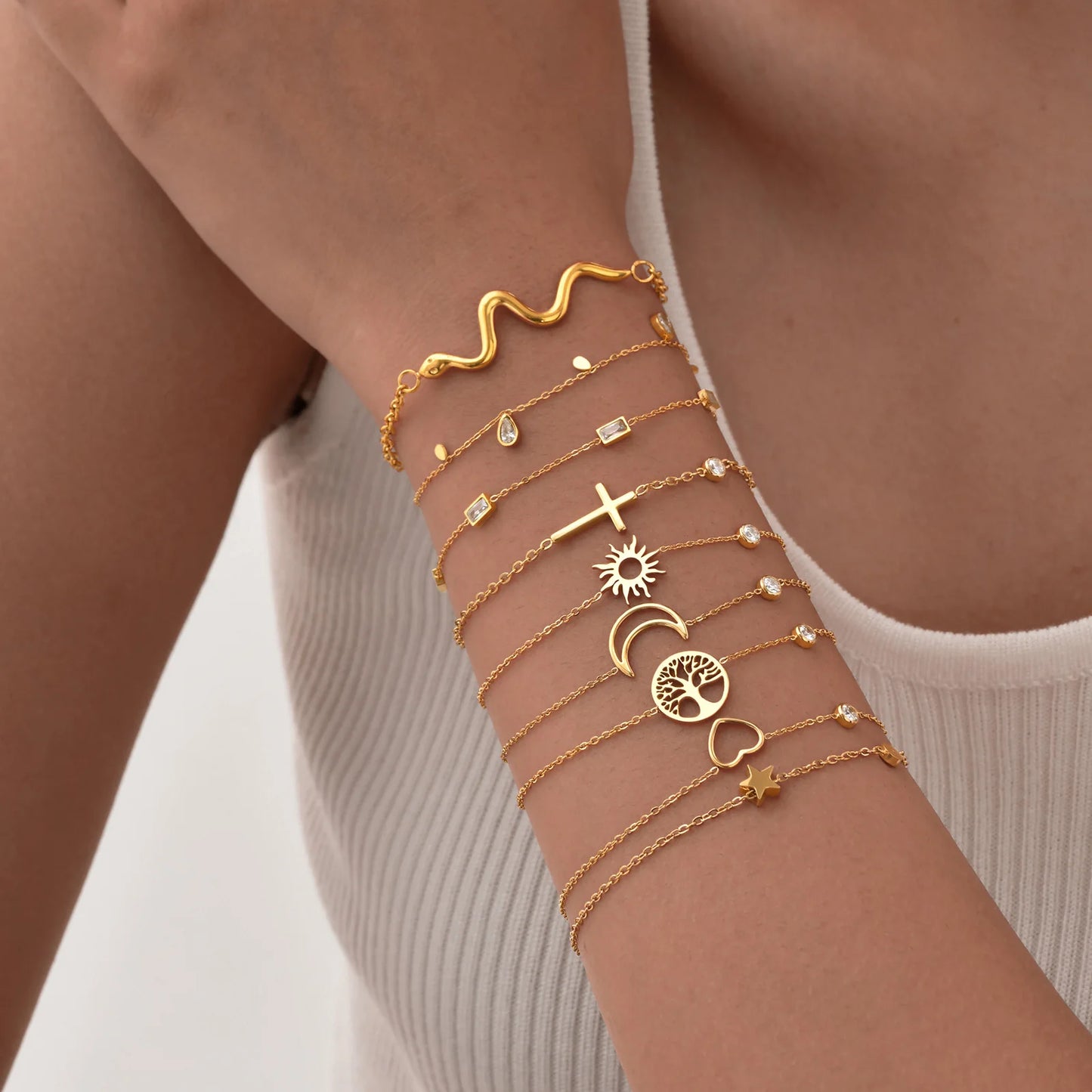 Bracelets minimalistes acier inoxydable