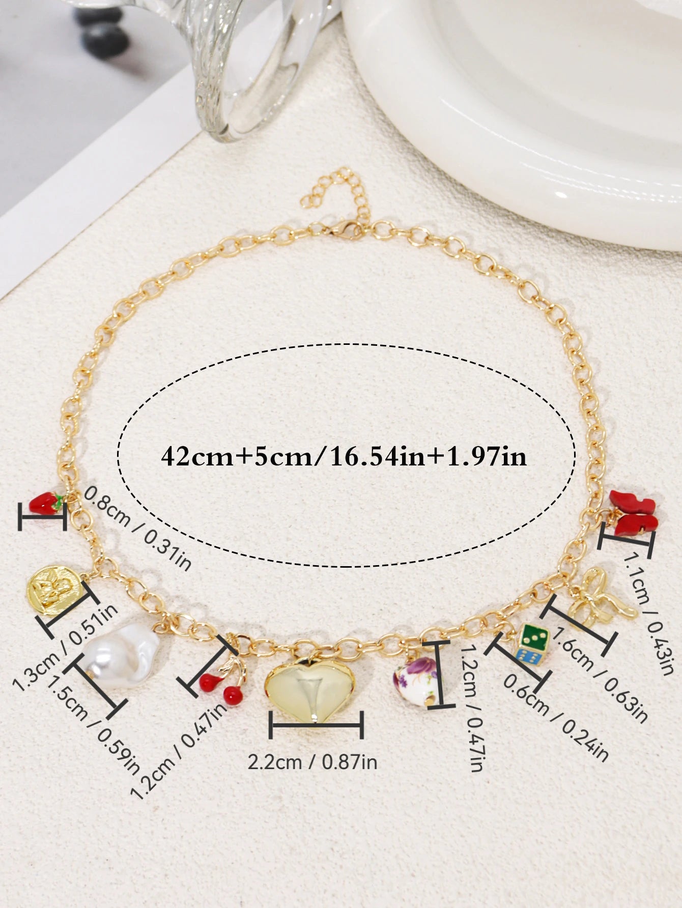 Collier breloque vintage