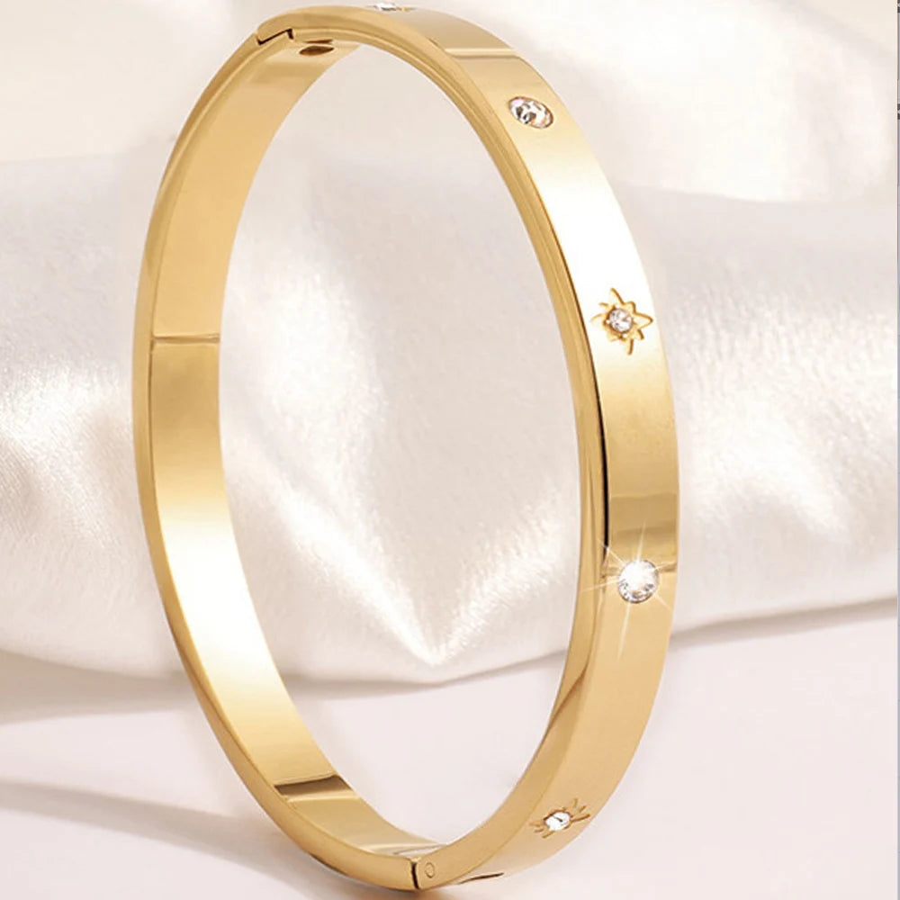Bracelets clic en acier inoxydable