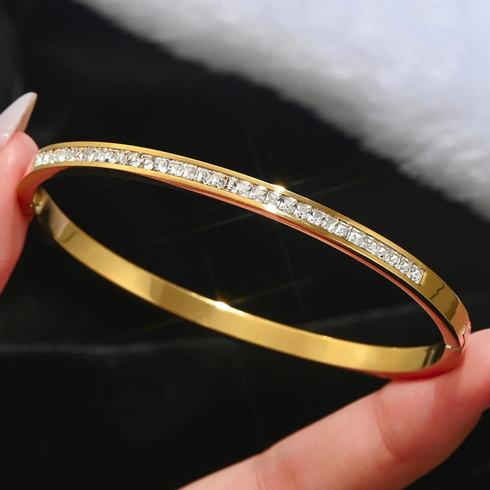 Bracelets clic en acier inoxydable