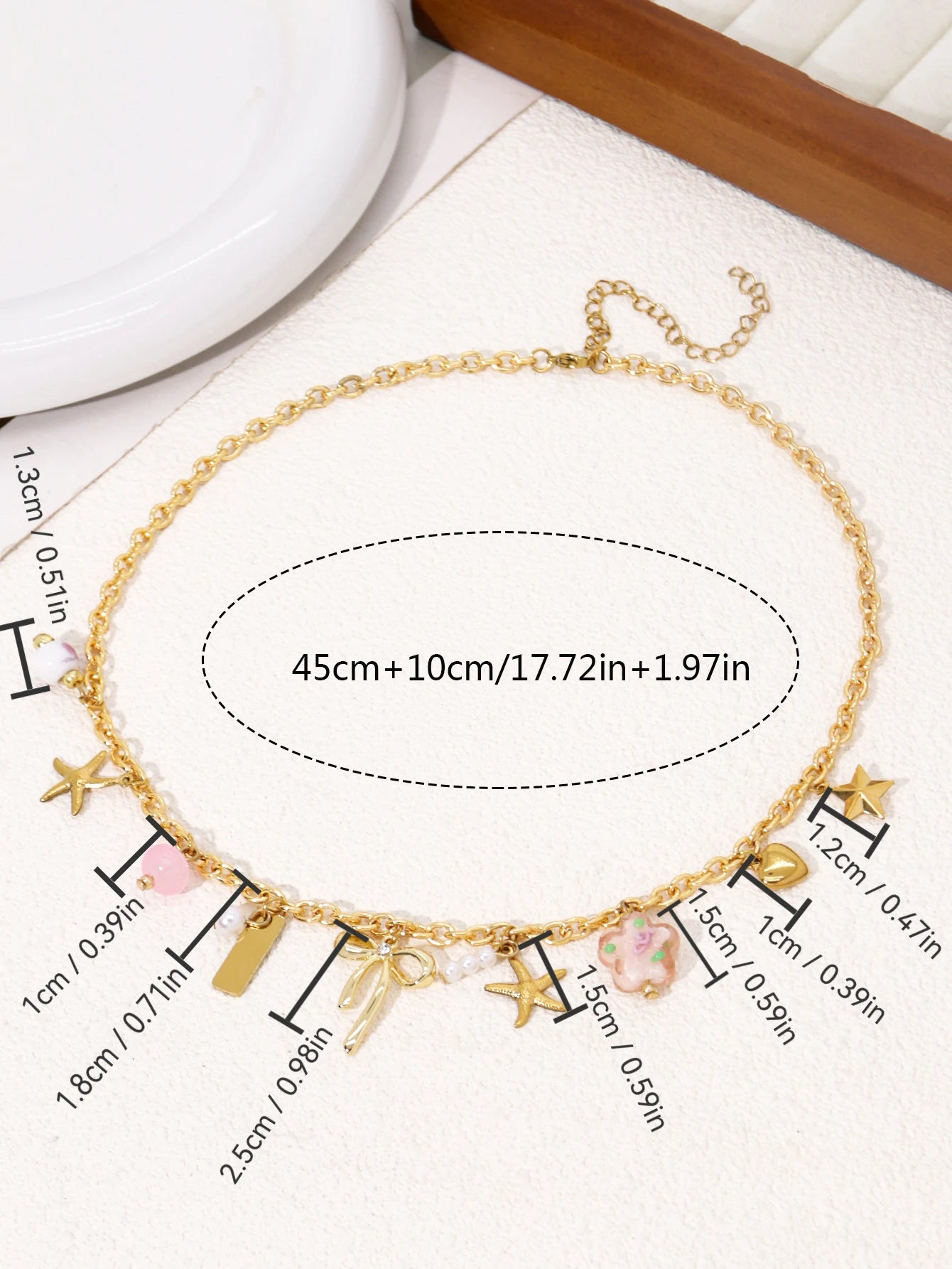 Collier breloque vintage