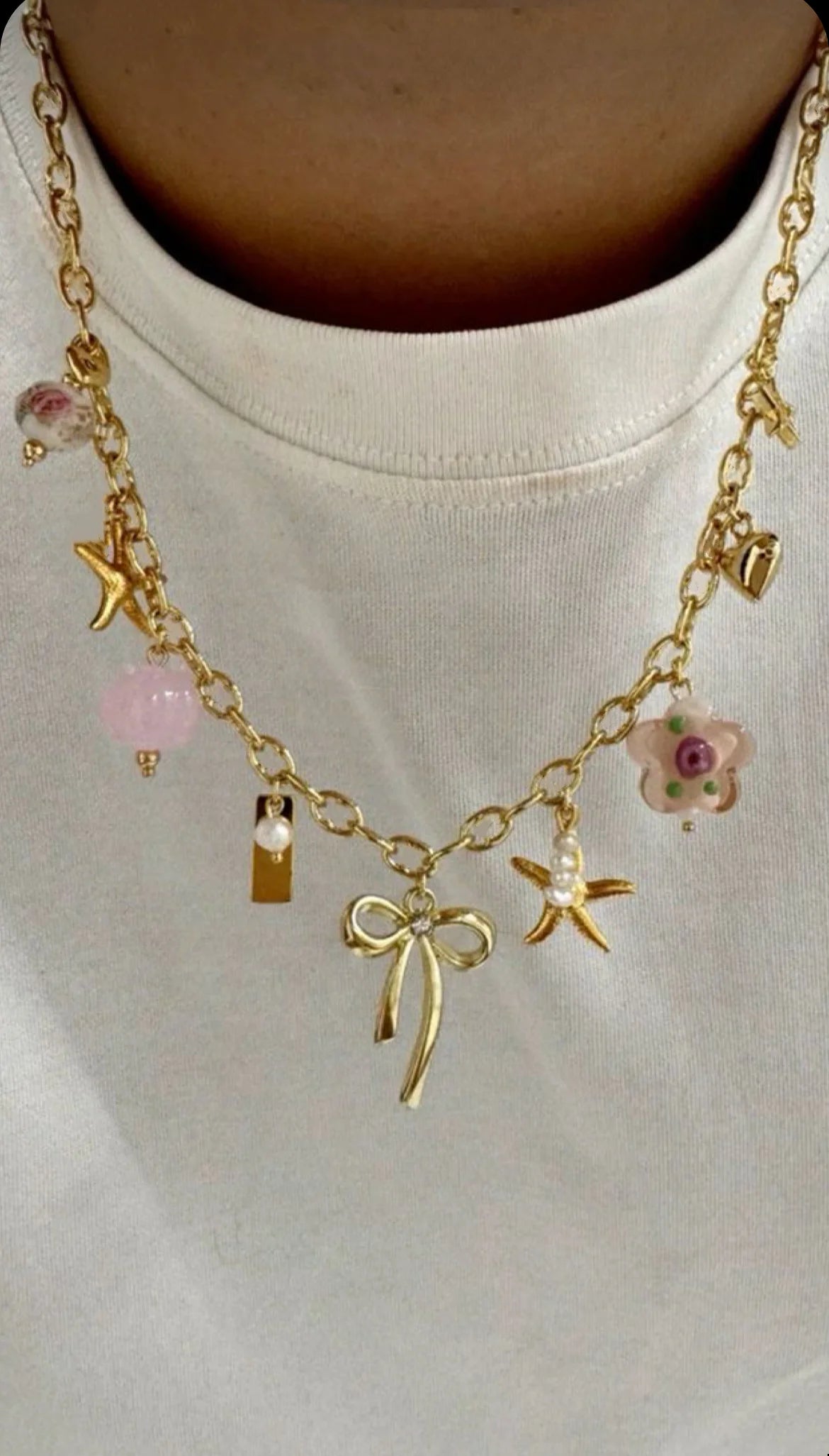 Collier breloque vintage