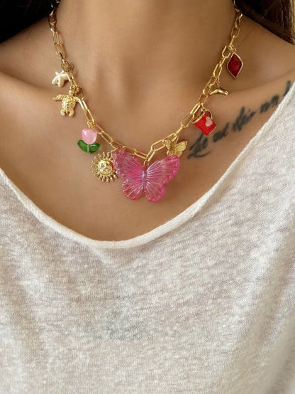 Collier breloque vintage