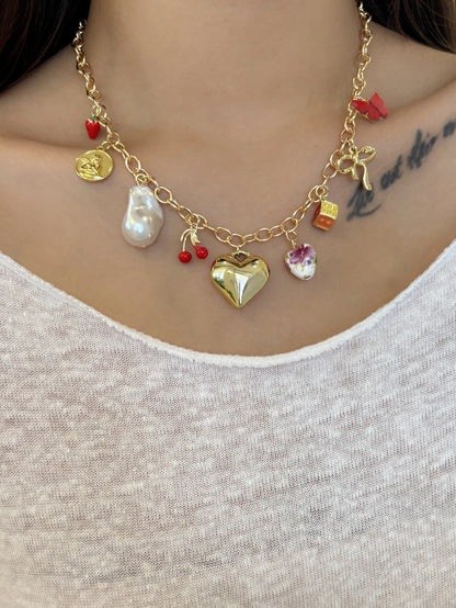 Collier breloque vintage