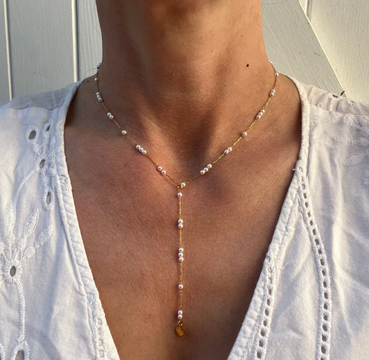 Collier chic fin en acier inoxydable