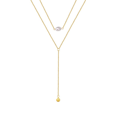 Collier chic fin inoxydable 