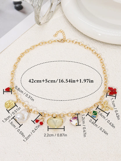 Collier breloque vintage