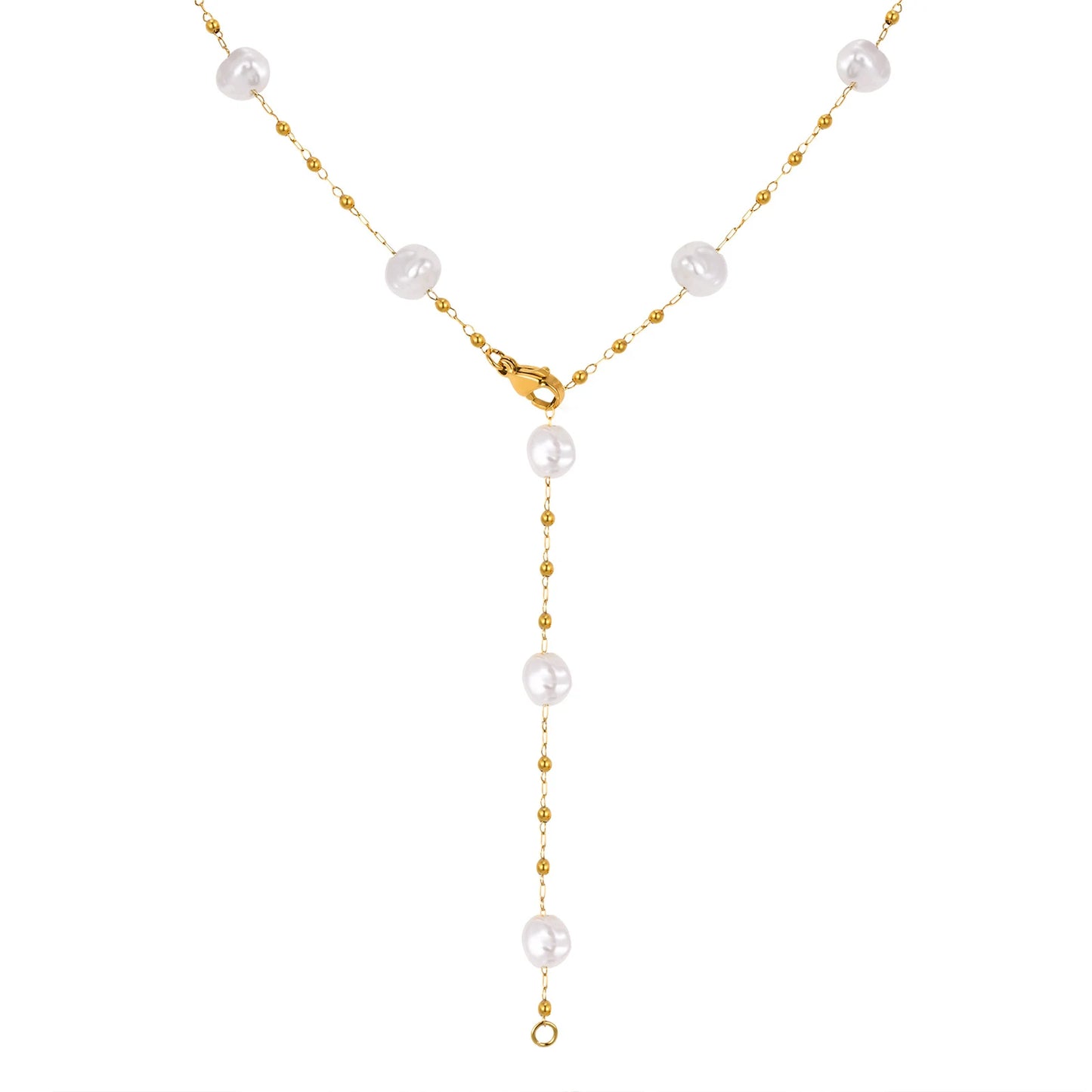 Collier chic fin inoxydable 
