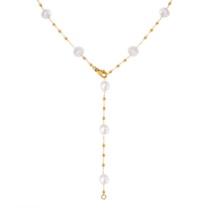 Collier chic fin inoxydable 