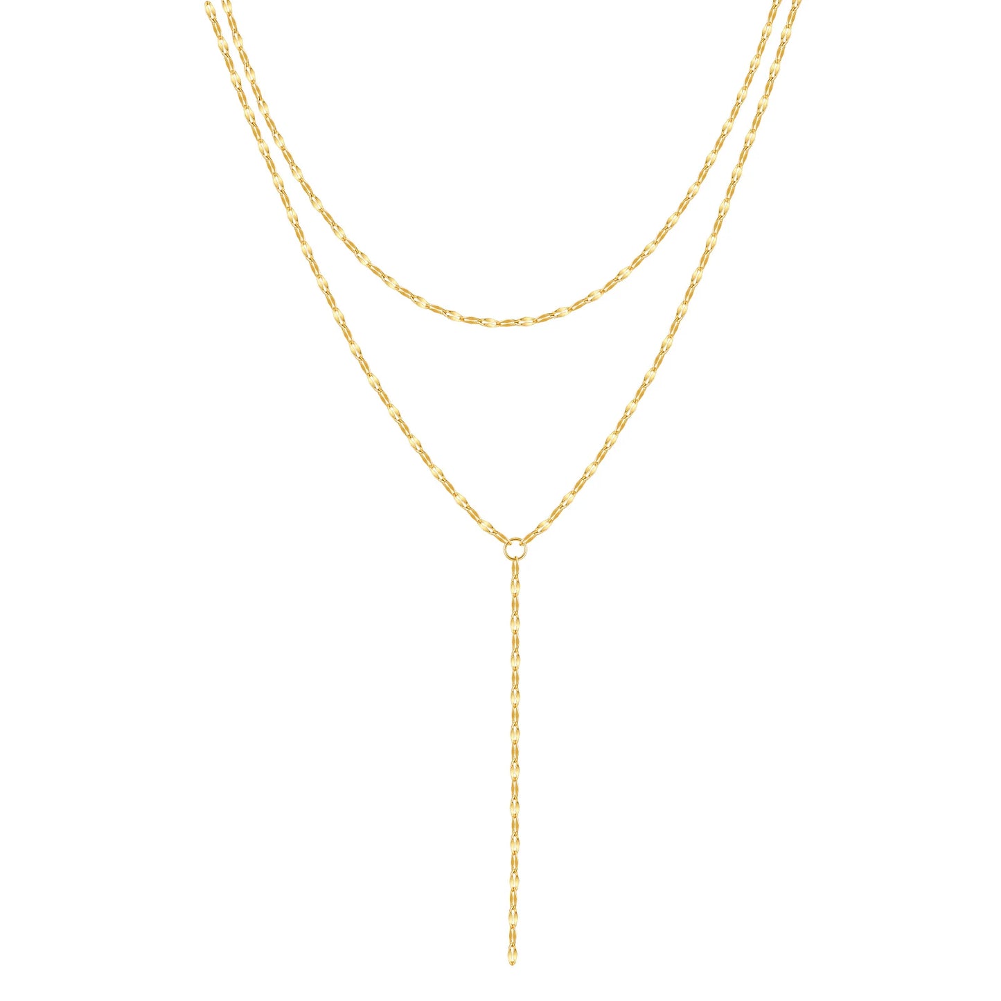Collier chic fin inoxydable 