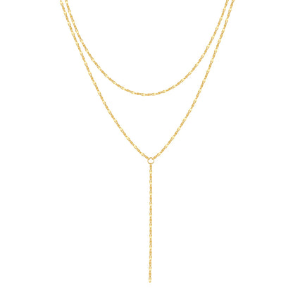 Collier chic fin inoxydable 