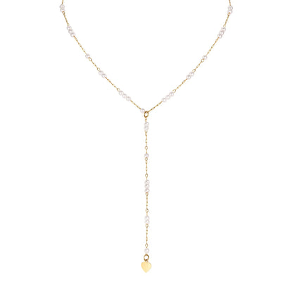 Collier chic fin inoxydable 
