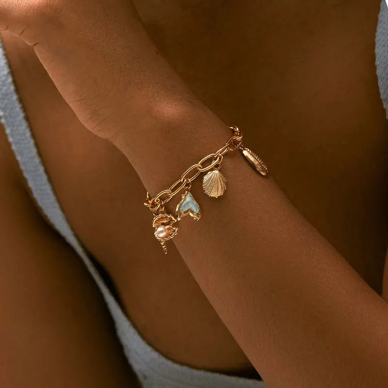 bracelets breloques originaux acier inoxydables