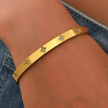 Bracelets clic en acier inoxydable