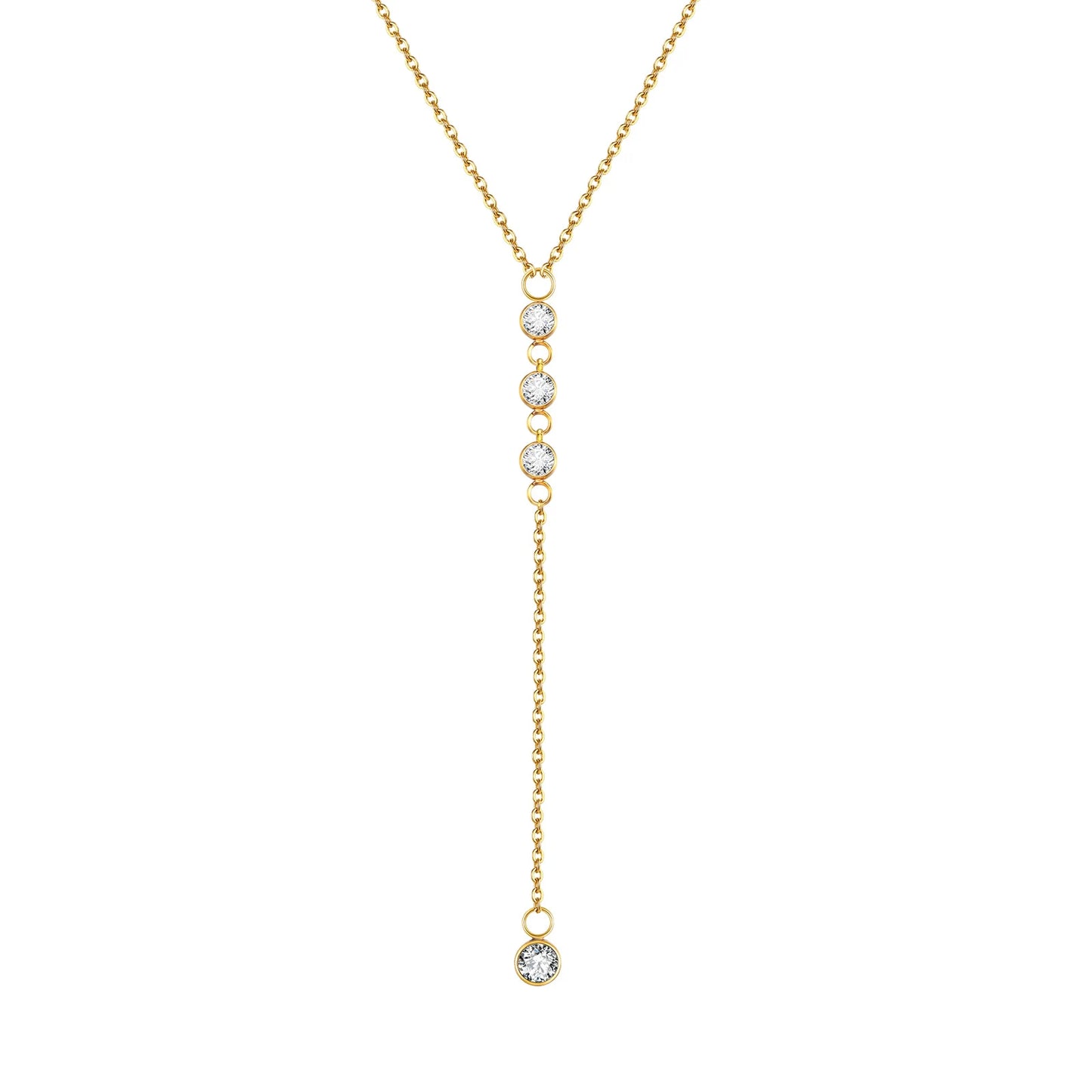 Collier chic fin inoxydable 
