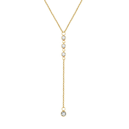 Collier chic fin inoxydable 