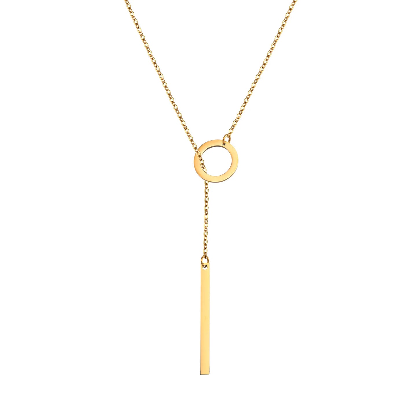 Collier chic fin inoxydable 