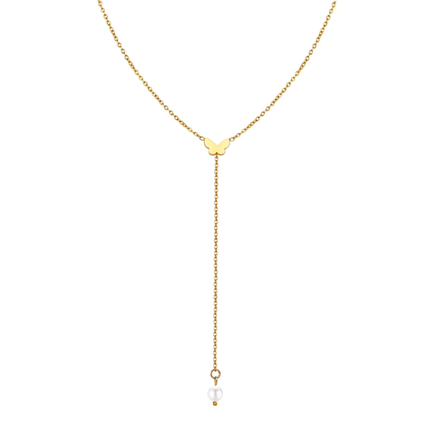 Collier chic fin inoxydable 