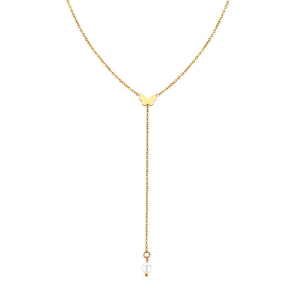 Collier chic fin inoxydable 
