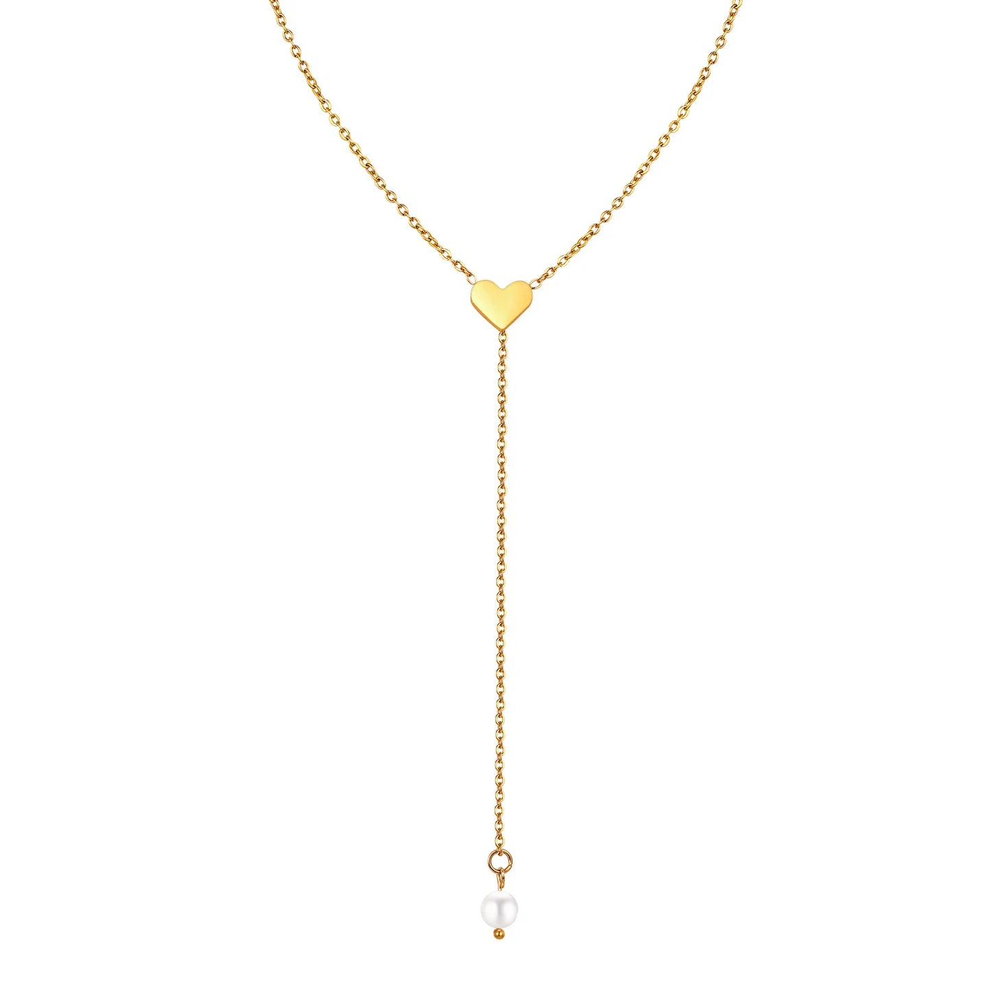 Collier chic fin inoxydable 