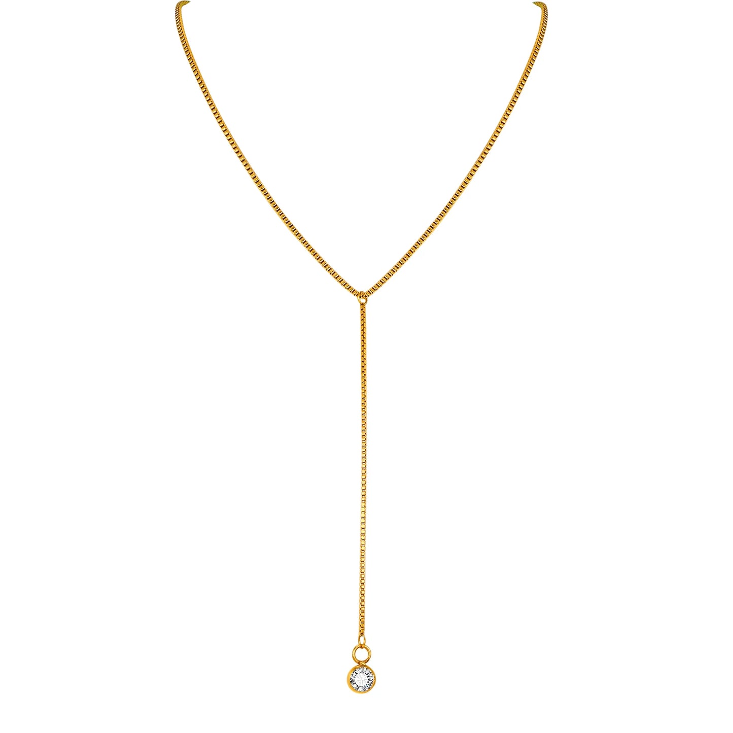 Collier chic fin inoxydable 