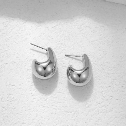 Boucles d'oreilles goutte acier inoxydable