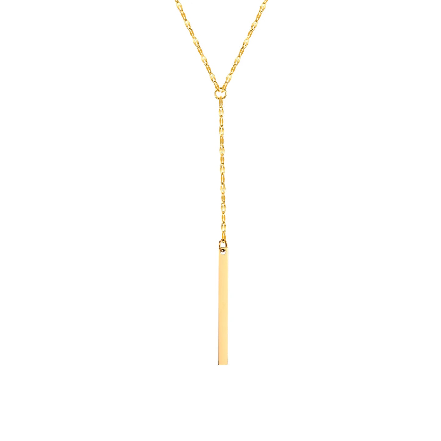 Collier chic fin inoxydable 