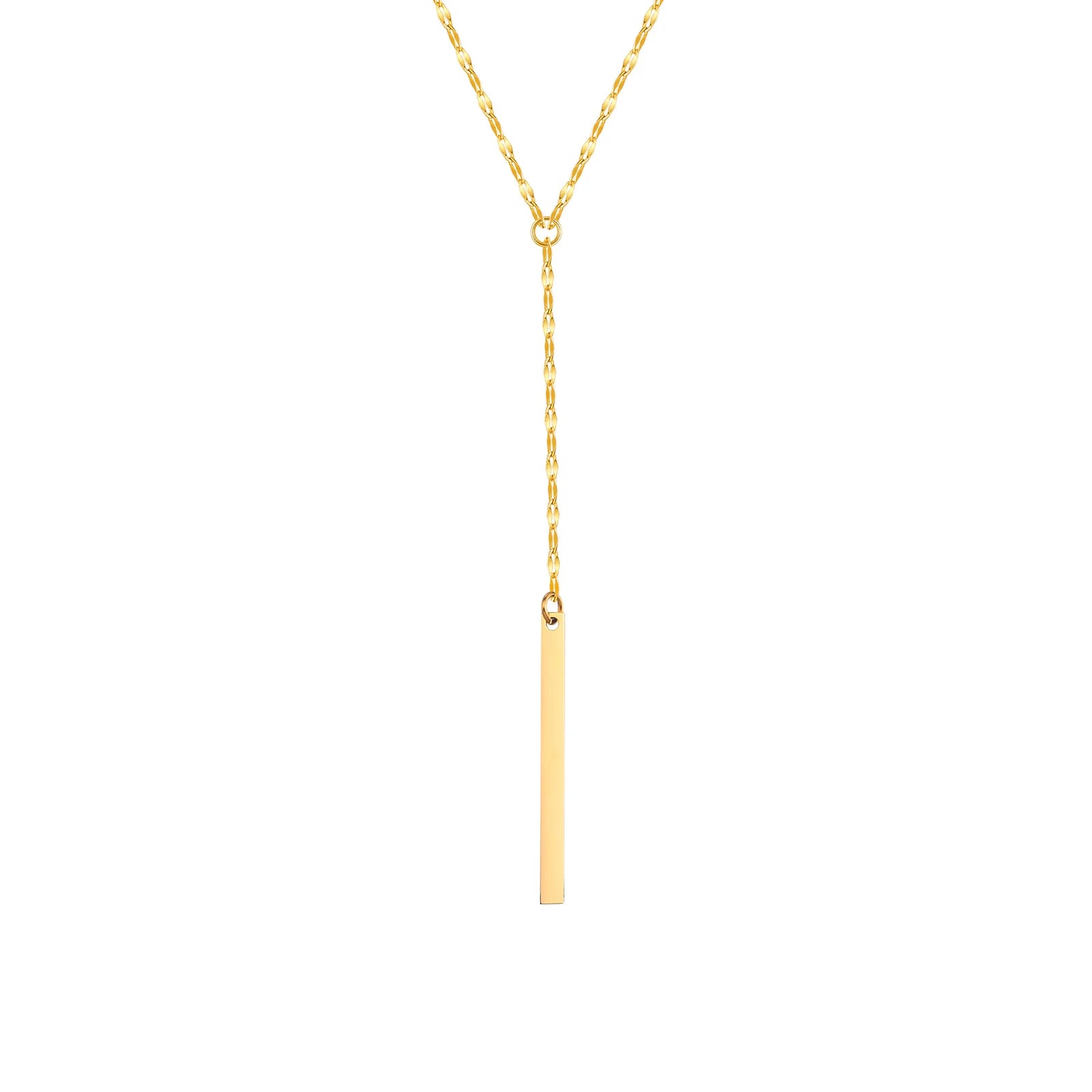 Collier chic fin inoxydable 