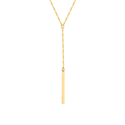 Collier chic fin inoxydable 