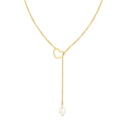 Collier chic fin inoxydable 