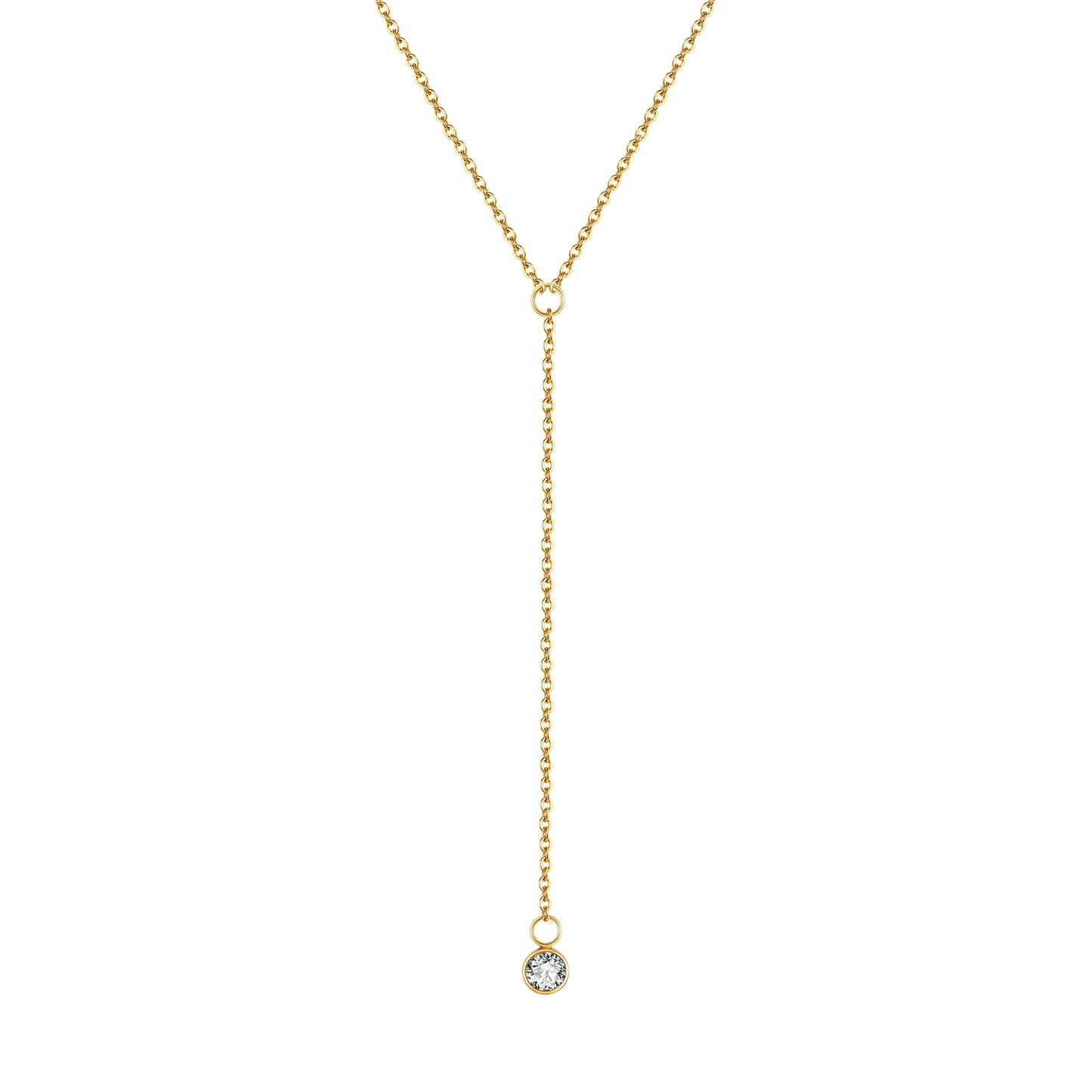 Collier chic fin inoxydable 