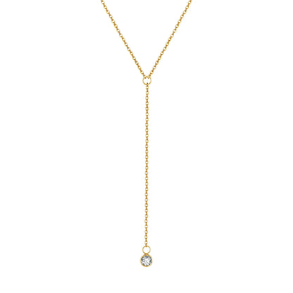Collier chic fin inoxydable 