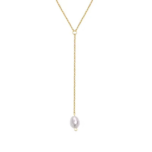 Collier chic fin inoxydable 