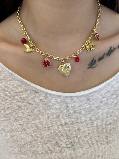 Collier breloque vintage
